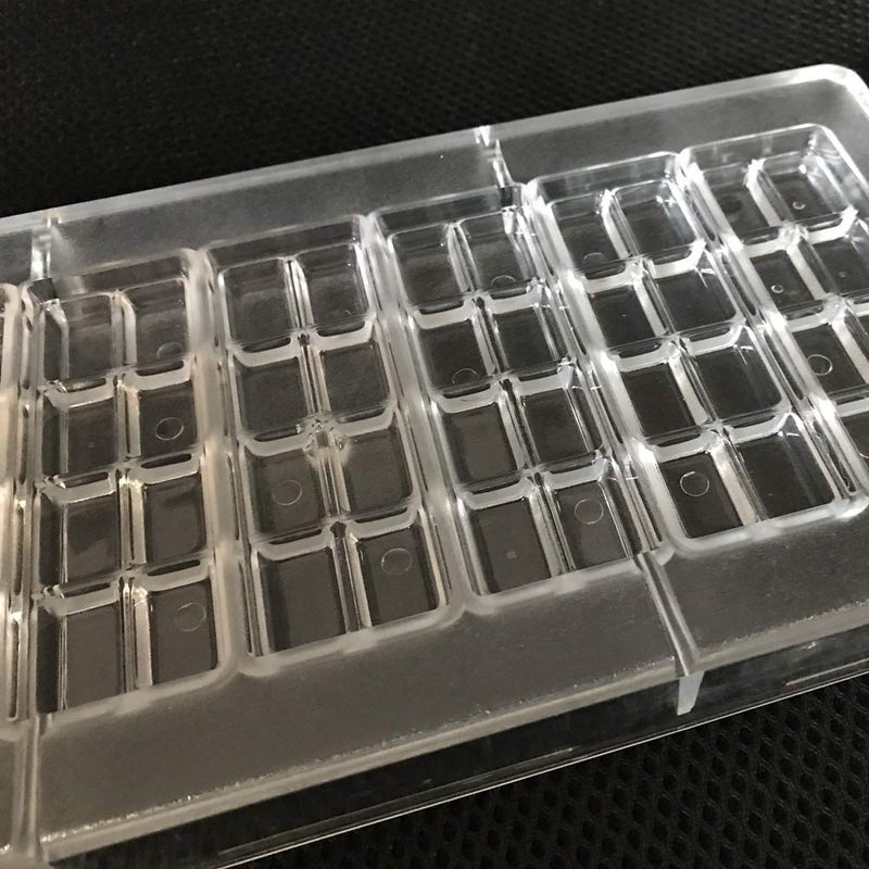 Goldbaking 2-Line Polycarbonate Bar Chocolate Mold DIY Chocolate Tools - Image 4